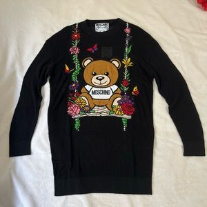 Moschino Bear Floral Swing Dress